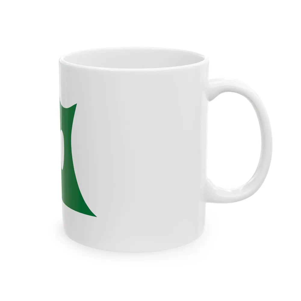 Flag of Aomori Prefecture Japan - White Coffee Mug-Go Mug Yourself