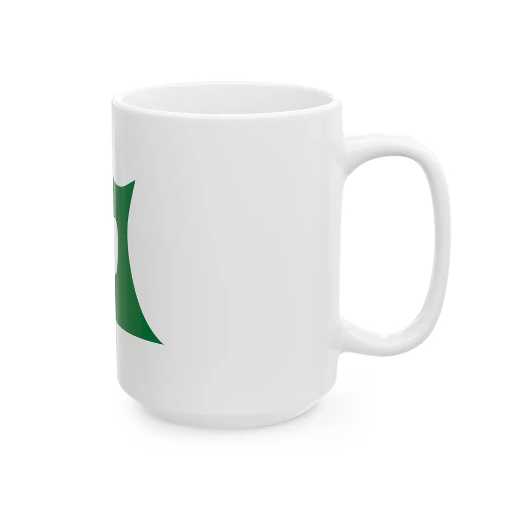 Flag of Aomori Prefecture Japan - White Coffee Mug-Go Mug Yourself