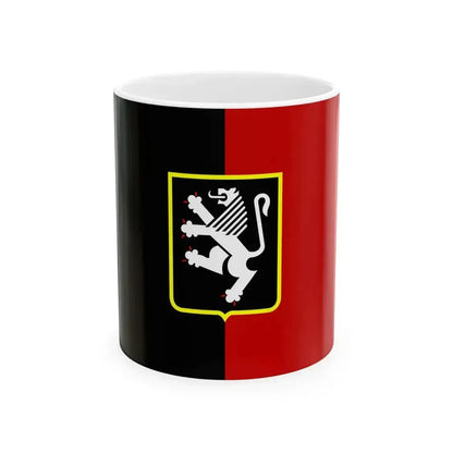 Flag of Aosta Valley Variant (Italy) White Coffee Mug 11oz - Go Mug Yourself