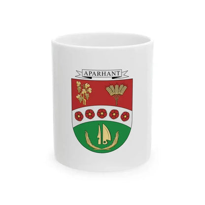 Flag of Aparhant (Hungary) White Coffee Mug 11oz - Go Mug Yourself