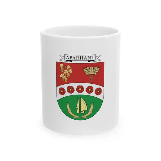 Flag of Aparhant (Hungary) White Coffee Mug 11oz - Go Mug Yourself