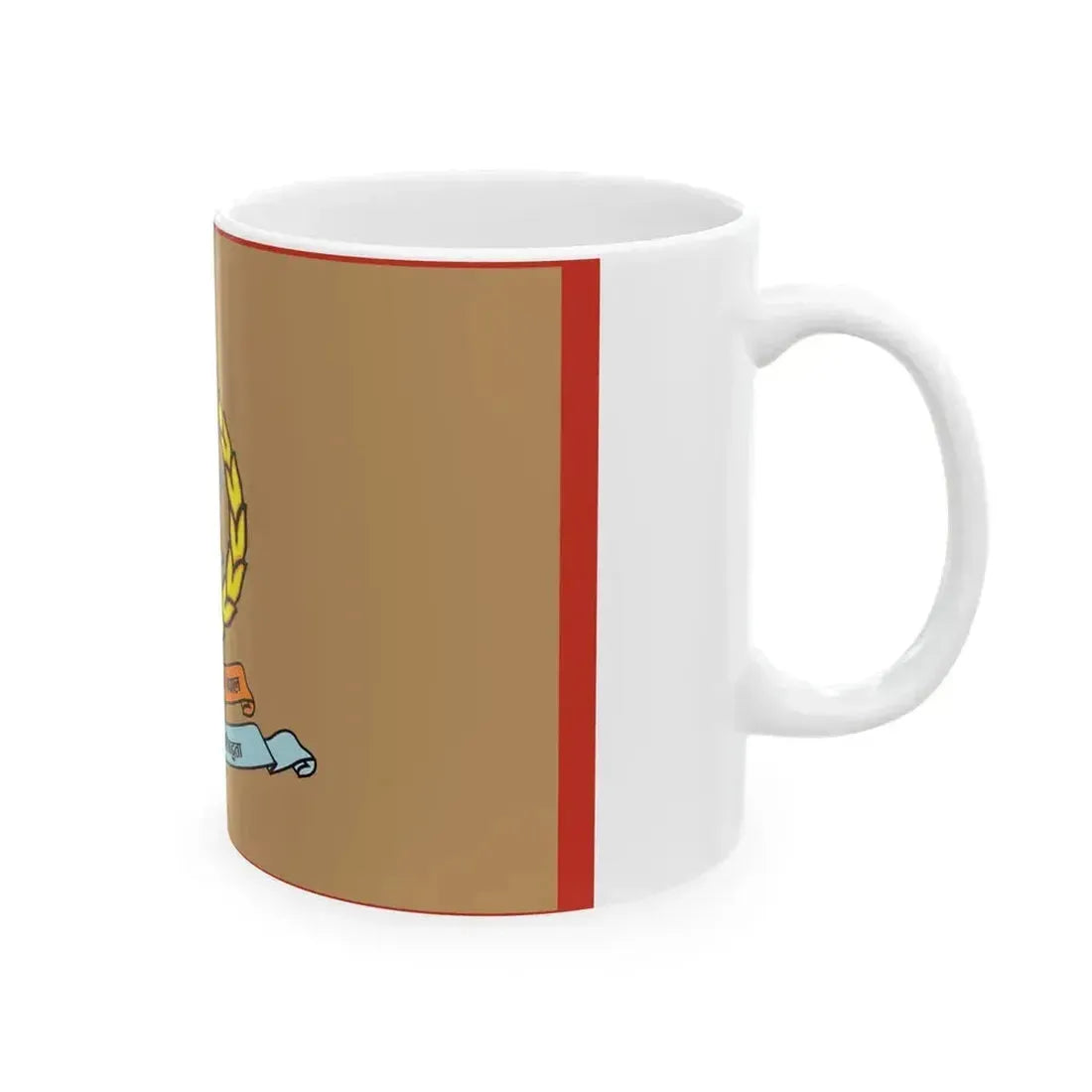 Flag of APF Nepal - No. 5 Bindabasini Brigade (Nepal) White Coffee Mug - Go Mug Yourself