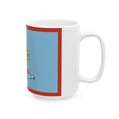 Flag of APF Nepal - No. 6 Maheshwori Brigade (Nepal) White Coffee Mug - Go Mug Yourself