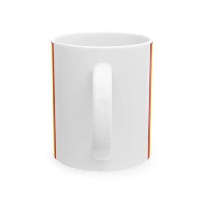 Flag of APF Nepal - No. 7 Baiddhanath Brigade (Nepal) White Coffee Mug - Go Mug Yourself