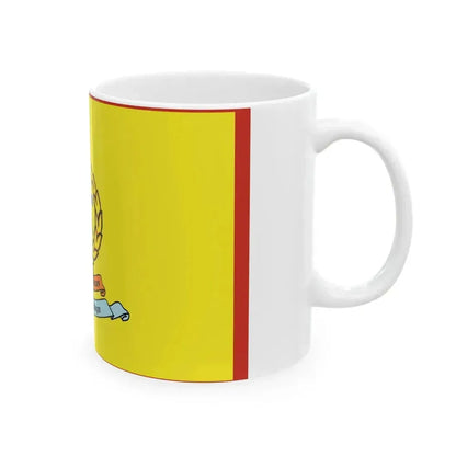 Flag of APF Nepal - No. 7 Baiddhanath Brigade (Nepal) White Coffee Mug - Go Mug Yourself