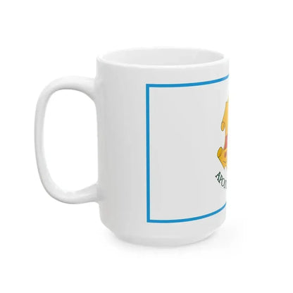 Flag of Apostag (Hungary) White Coffee Mug - Go Mug Yourself