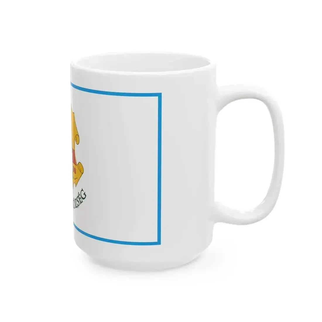 Flag of Apostag (Hungary) White Coffee Mug - Go Mug Yourself