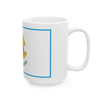 Flag of Apostag (Hungary) White Coffee Mug - Go Mug Yourself