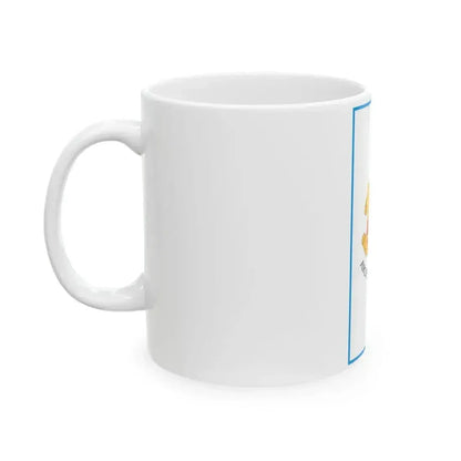 Flag of Apostag vertical (Hungary) White Coffee Mug - Go Mug Yourself