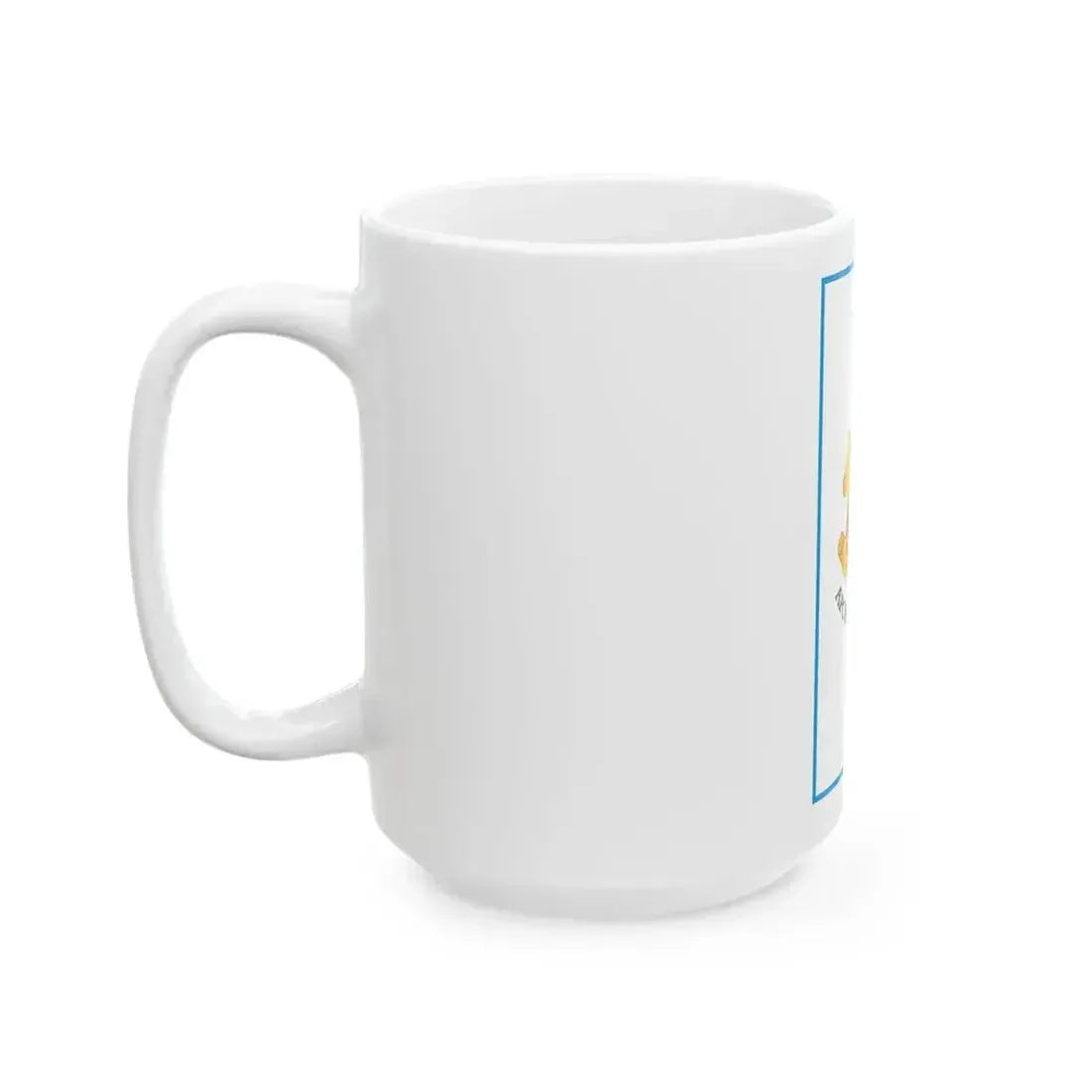 Flag of Apostag vertical (Hungary) White Coffee Mug - Go Mug Yourself