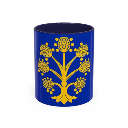 Flag of Appleby in Westmorland UK - Accent Coffee Mug 11oz Navy - Go Mug Yourself