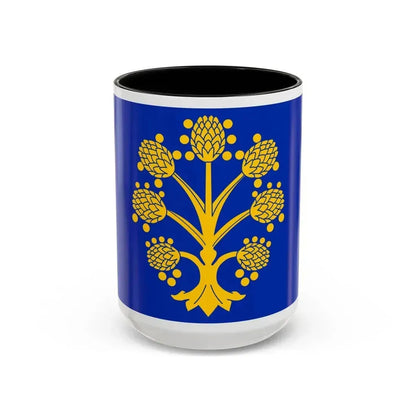 Flag of Appleby in Westmorland UK - Accent Coffee Mug 15oz Black - Go Mug Yourself