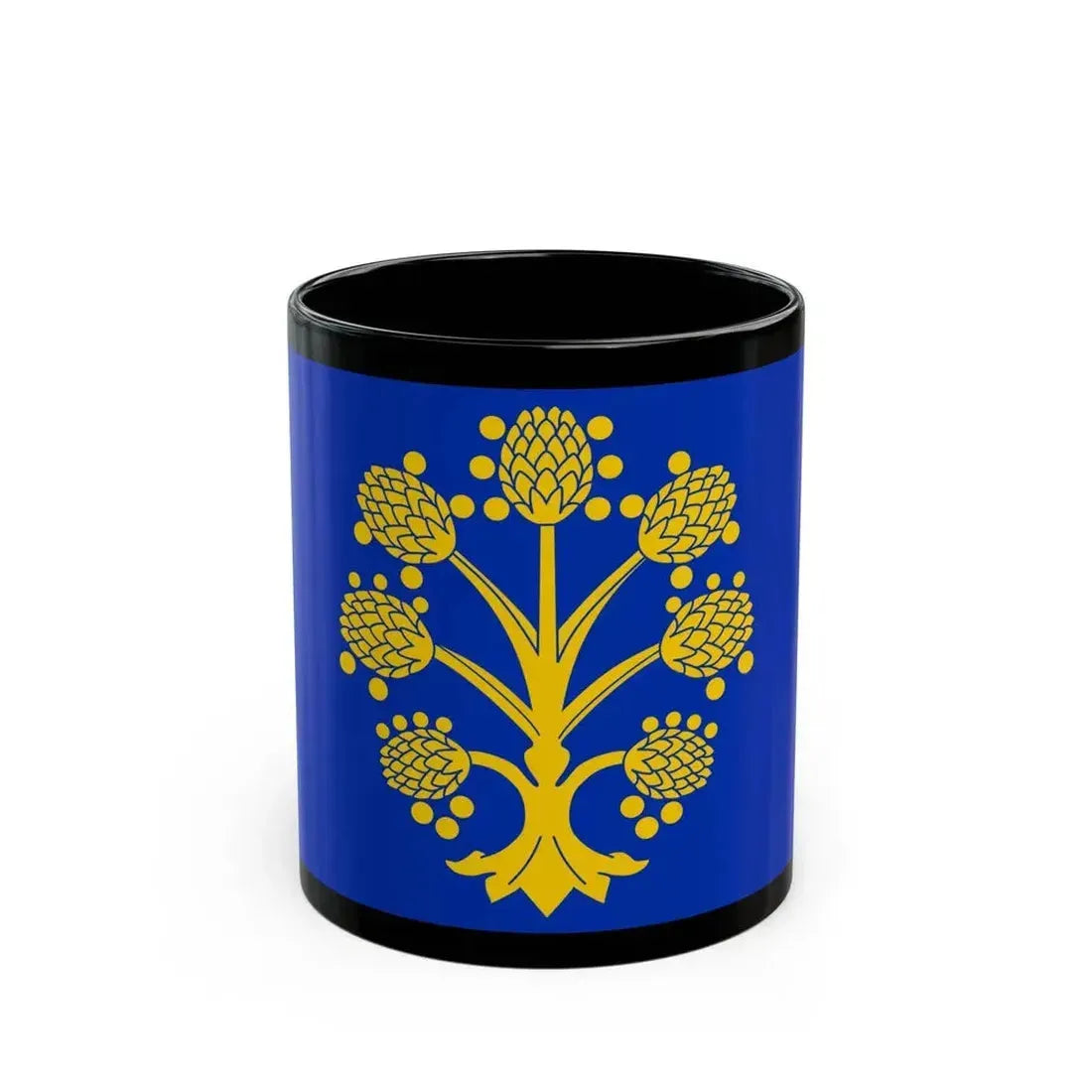 Flag of Appleby in Westmorland UK - Black Coffee Mug 11oz - Go Mug Yourself