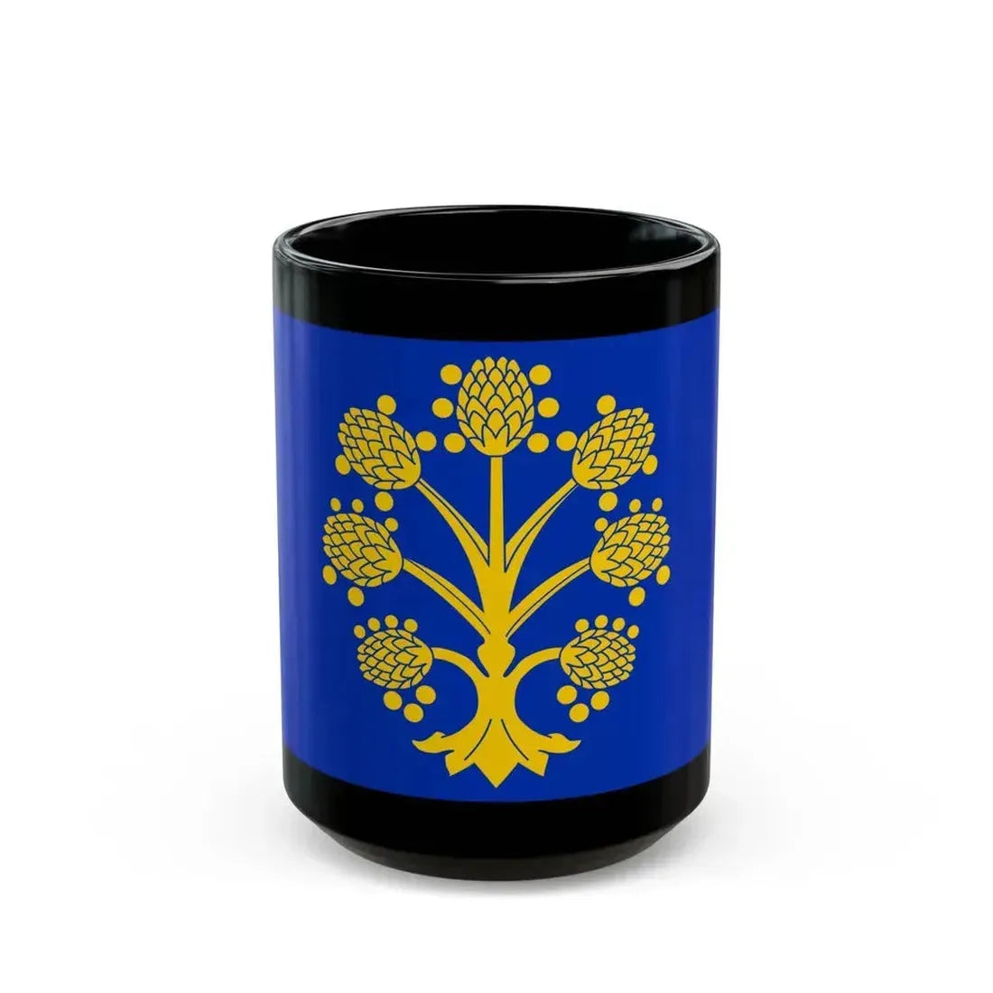 Flag of Appleby in Westmorland UK - Black Coffee Mug 15oz - Go Mug Yourself