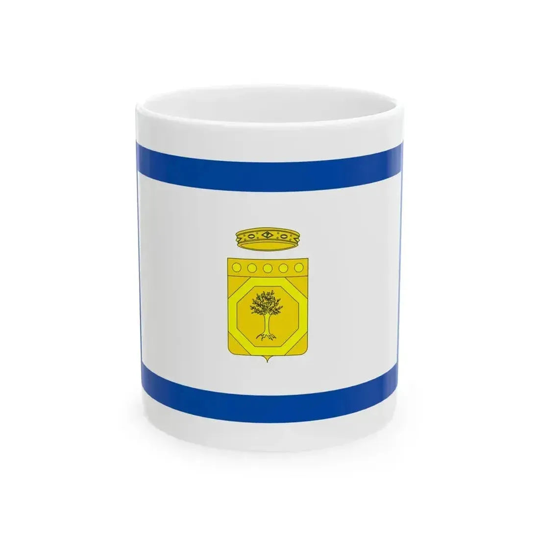 Flag of Apulia 1998-2002 (Italy) White Coffee Mug 11oz - Go Mug Yourself