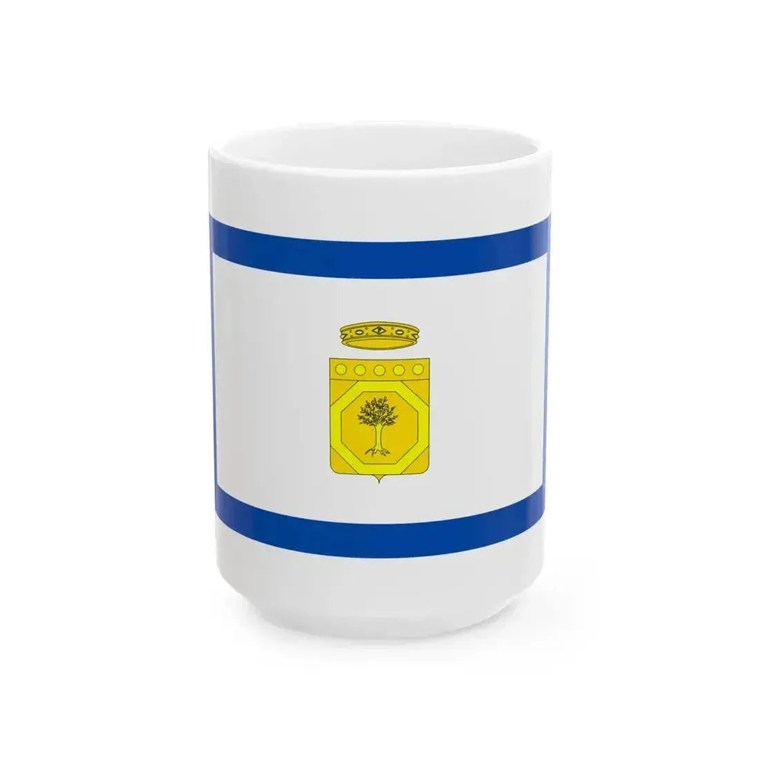 Flag of Apulia 1998-2002 (Italy) White Coffee Mug 15oz - Go Mug Yourself