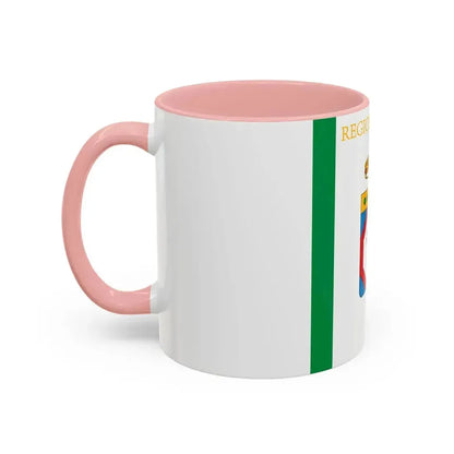 Flag of Apulia Italy - Accent Coffee Mug - Go Mug Yourself