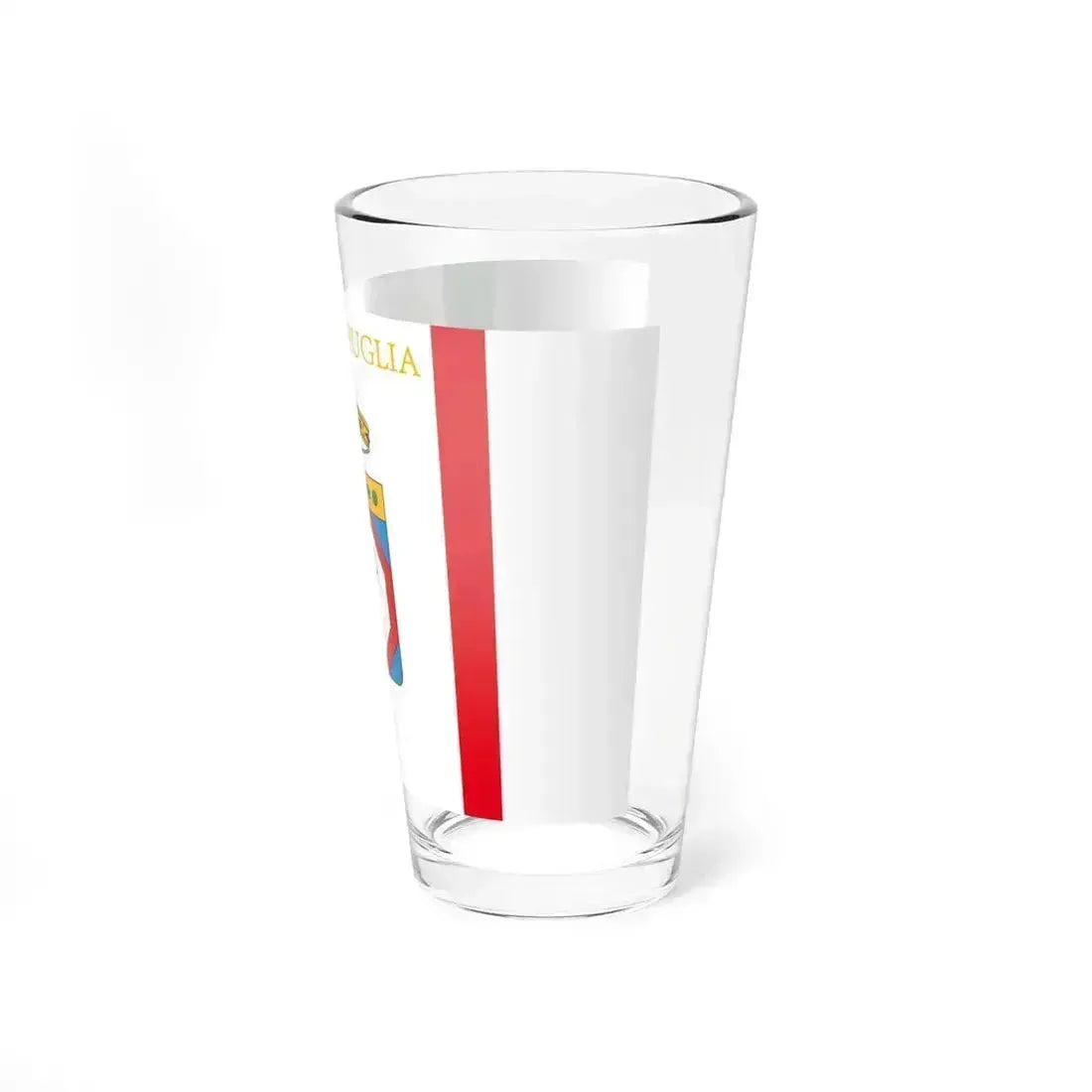 Flag of Apulia (Italy) Pint Glass 16oz - Go Mug Yourself