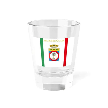 Flag of Apulia Italy - Shot Glass 1.5oz 1.5oz - Go Mug Yourself