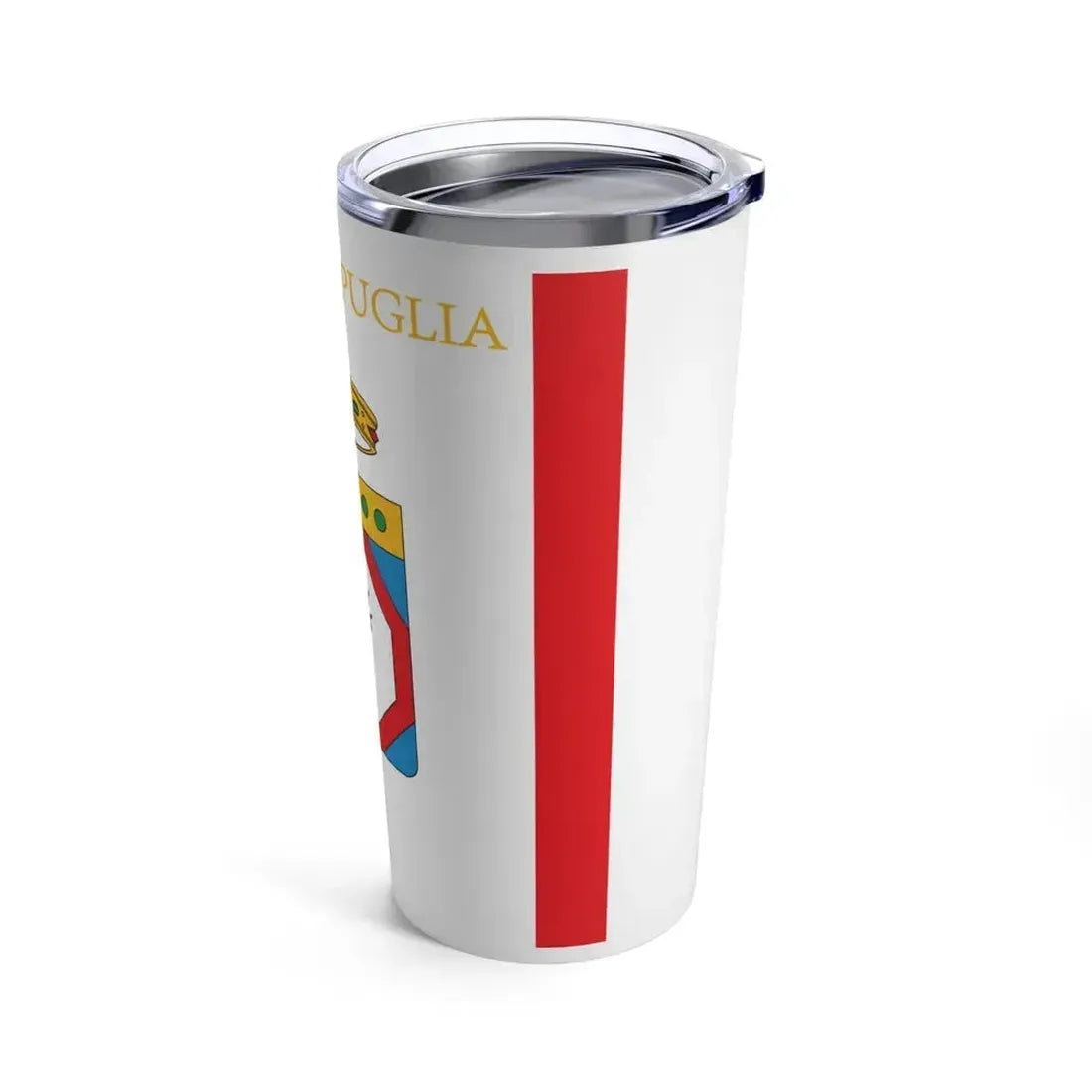 Flag of Apulia Italy - Tumbler 20oz - Go Mug Yourself