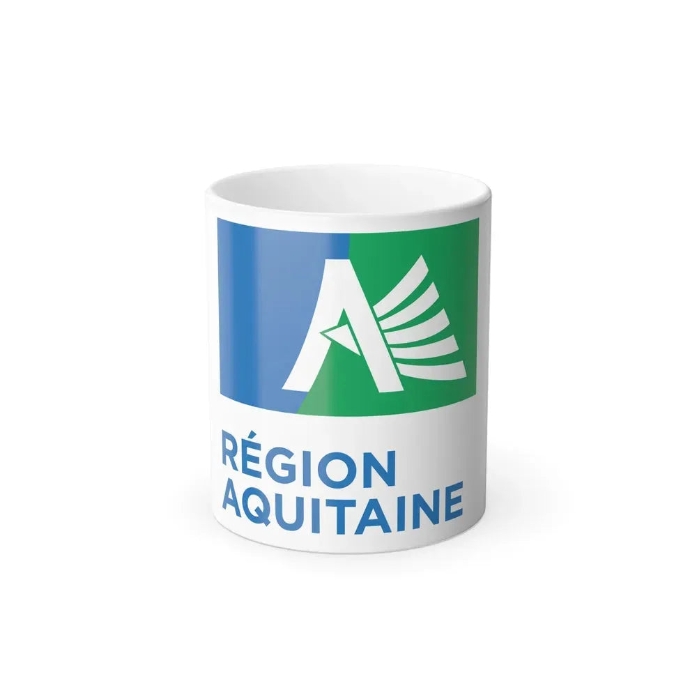 Flag of Aquitaine France 2 - Color Changing Coffee Mug 11oz - Go Mug Yourself
