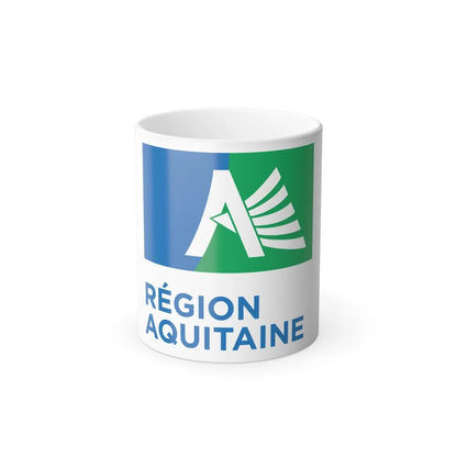 Flag of Aquitaine France 2 - Color Changing Mug 11oz-11oz-Go Mug Yourself