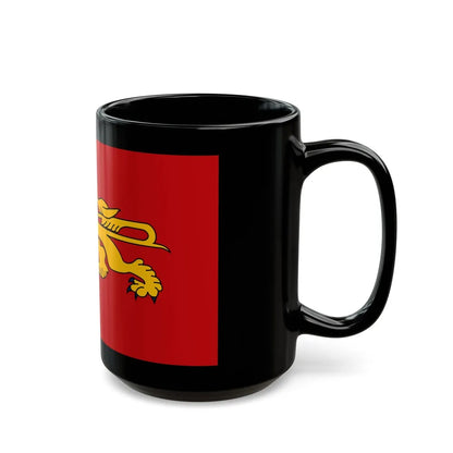 Flag of Aquitaine France - Black Coffee Mug-Go Mug Yourself