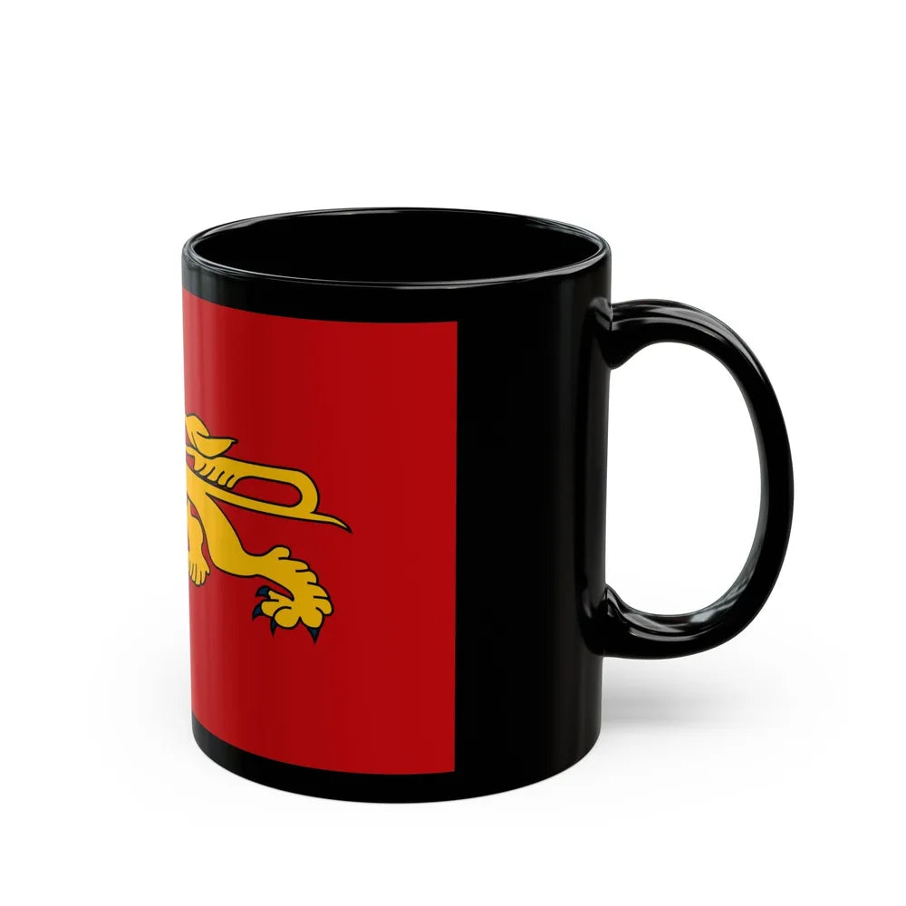 Flag of Aquitaine France - Black Coffee Mug-Go Mug Yourself