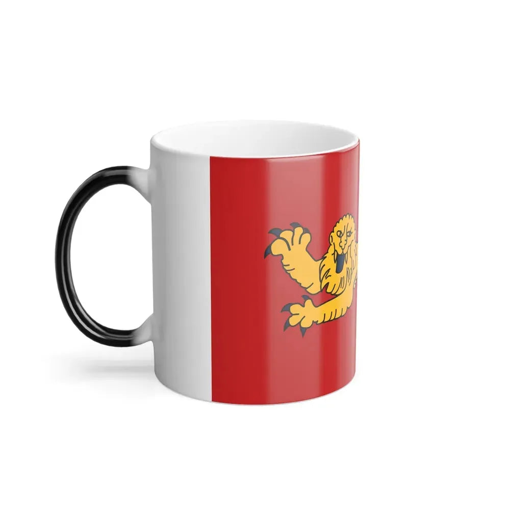 Flag of Aquitaine France - Color Changing Coffee Mug - Go Mug Yourself
