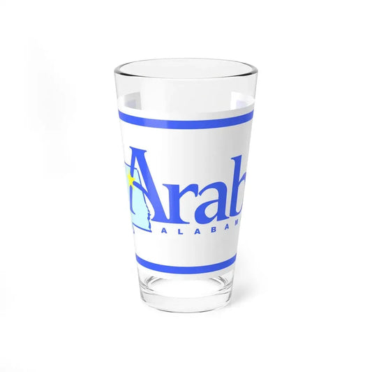 Flag of Arab Alabama (United States) Pint Glass 16oz 16oz - Go Mug Yourself
