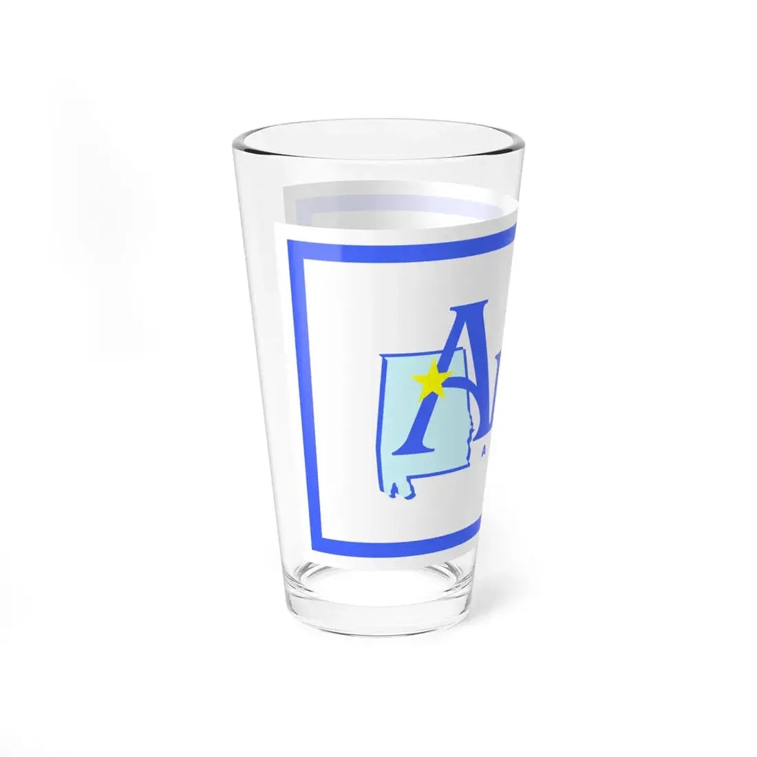 Flag of Arab Alabama (United States) Pint Glass 16oz - Go Mug Yourself