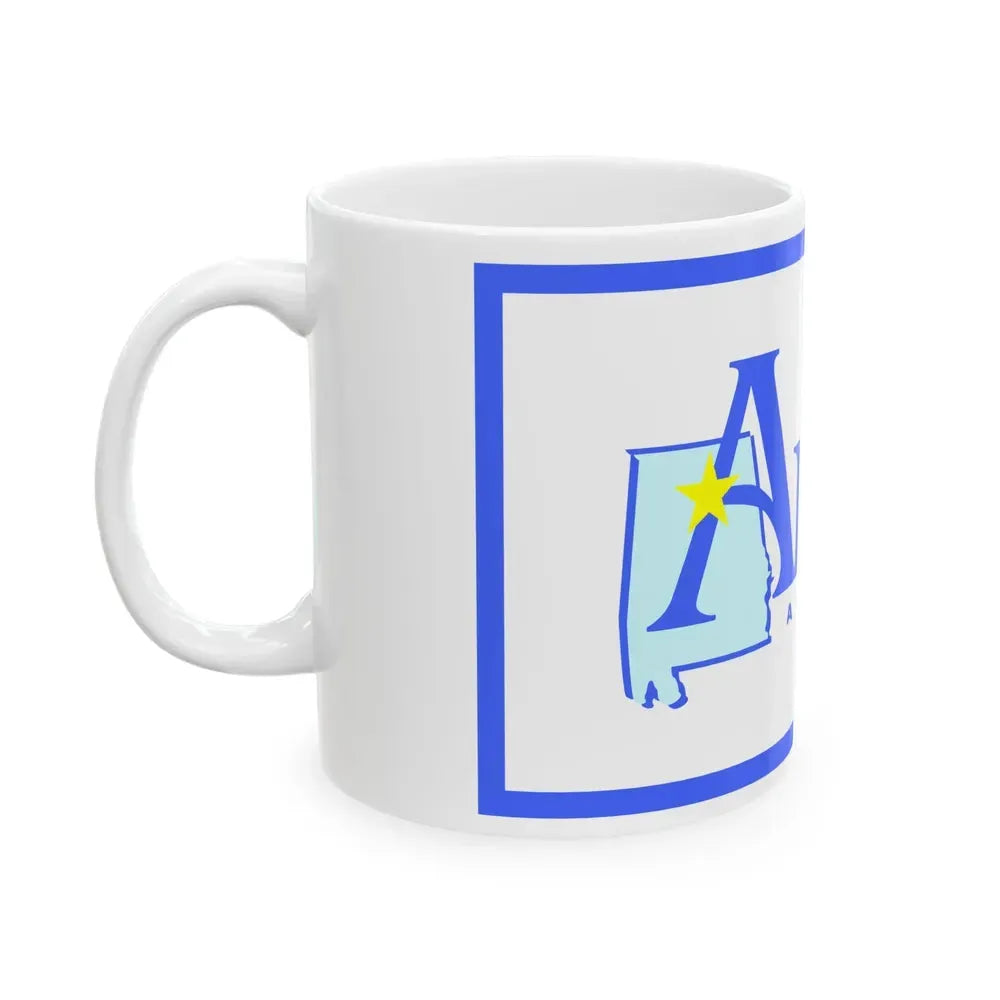 Flag of Arab Alabama (United States) White Coffee Mug - Go Mug Yourself