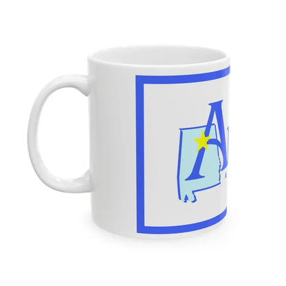 Flag of Arab Alabama (United States) White Coffee Mug - Go Mug Yourself