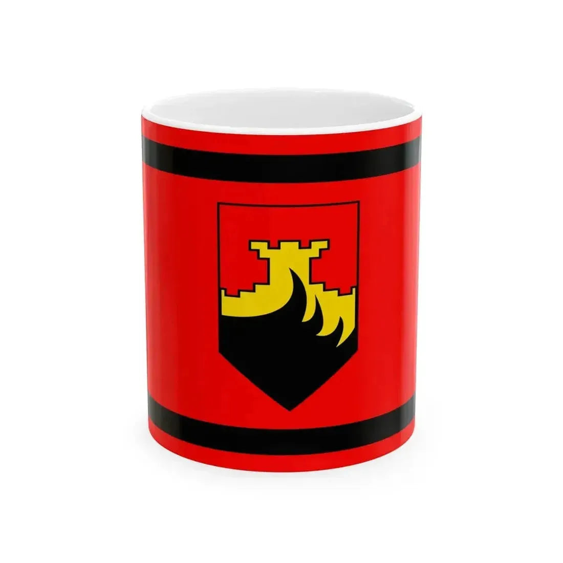 Flag of Aracinovo Municipality North Macedonia (North Macedonia) White Coffee Mug 11oz - Go Mug Yourself