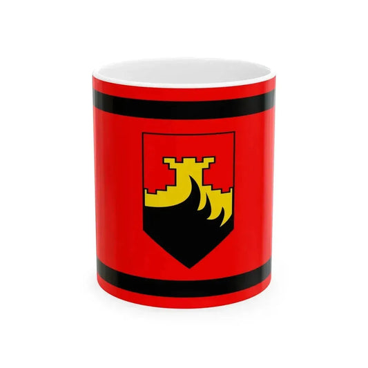 Flag of Aracinovo Municipality North Macedonia (North Macedonia) White Coffee Mug 11oz - Go Mug Yourself