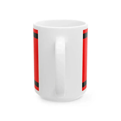 Flag of Aracinovo Municipality North Macedonia (North Macedonia) White Coffee Mug - Go Mug Yourself