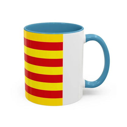 Flag of Aragon Spain - Accent Coffee Mug - Go Mug Yourself