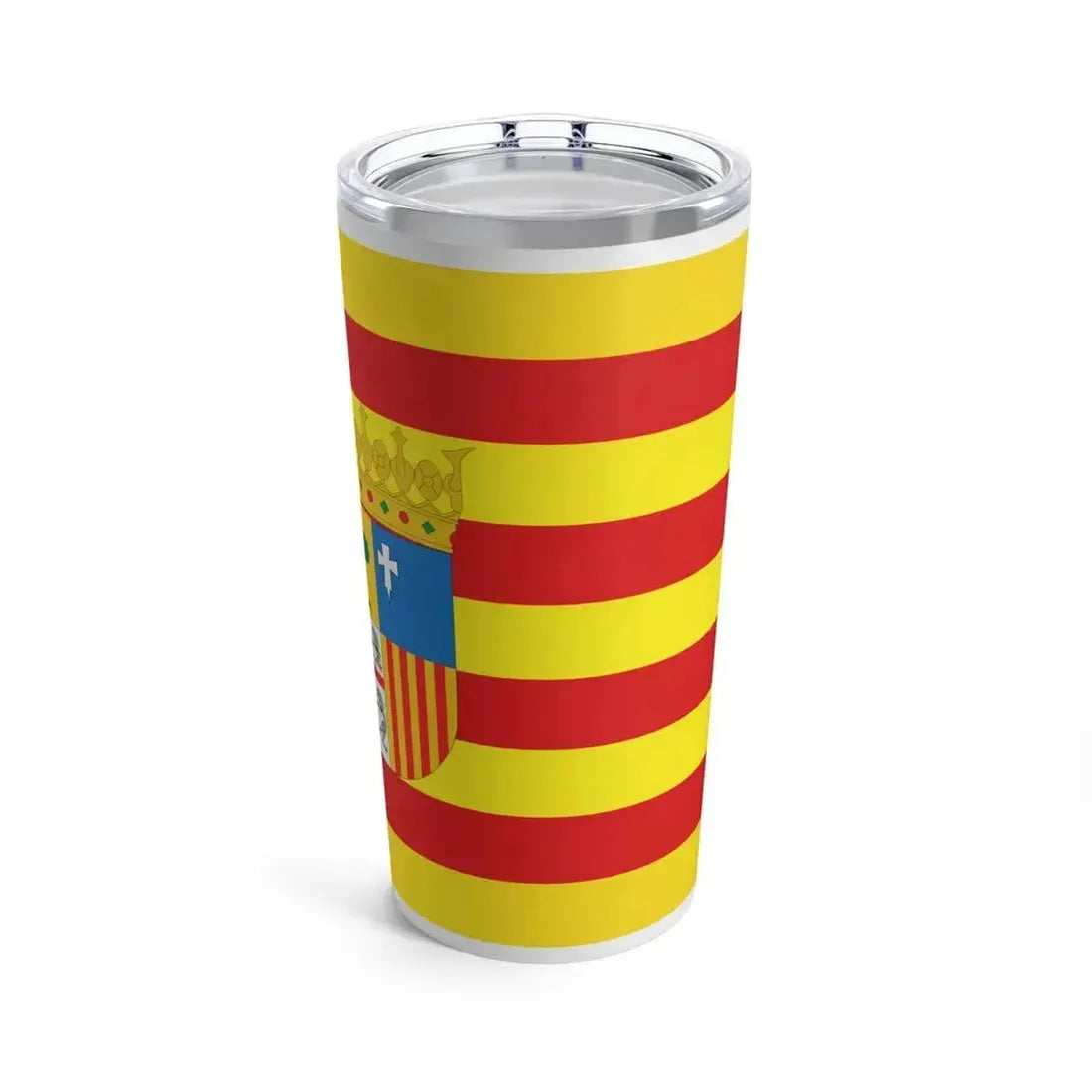 Flag of Aragon Spain - Tumbler 20oz 20oz - Go Mug Yourself