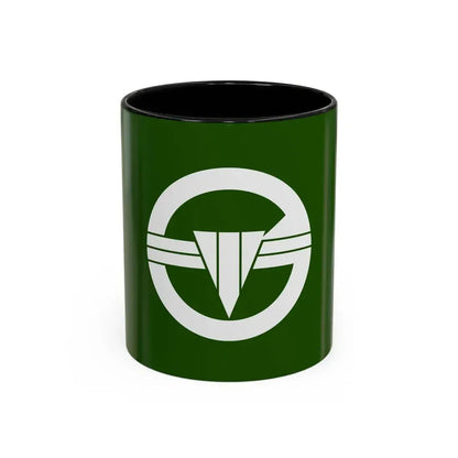 Flag of Arakawa Tokyo Japan - Accent Coffee Mug 11oz Black - Go Mug Yourself