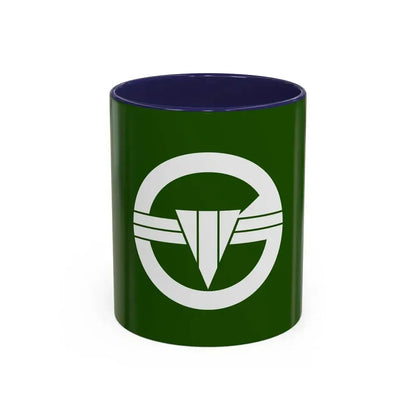 Flag of Arakawa Tokyo Japan - Accent Coffee Mug 11oz Navy - Go Mug Yourself