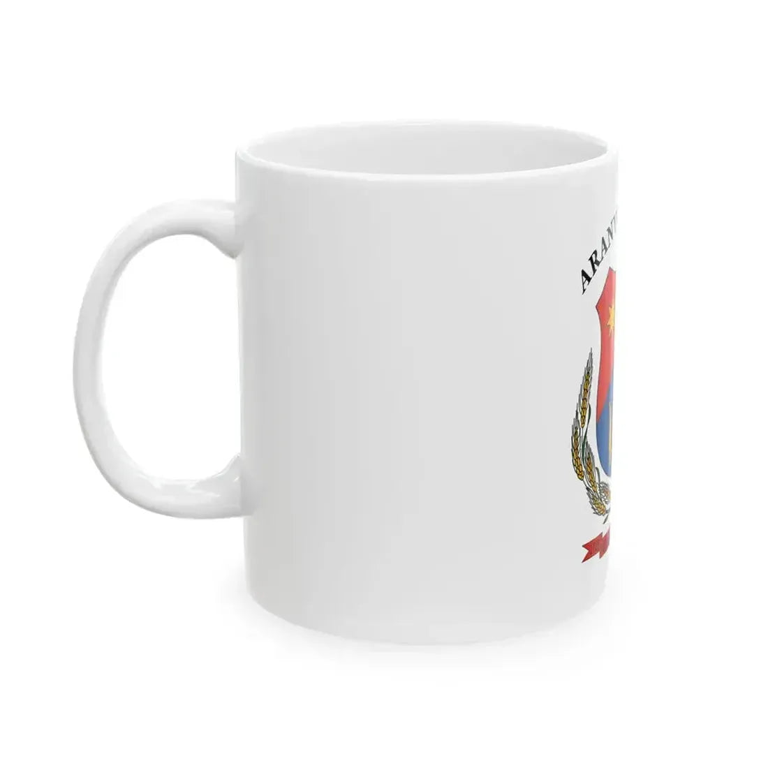 Flag of Aranyosgadany (Hungary) White Coffee Mug - Go Mug Yourself