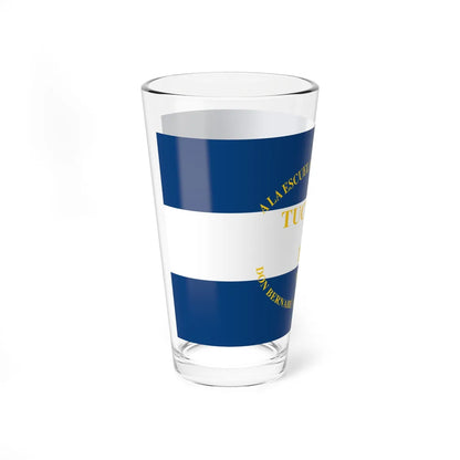 Flag of Araoz (Argentina) Pint Glass 16oz - Go Mug Yourself