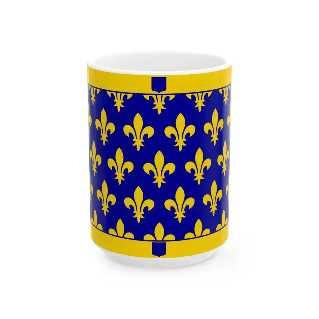 Flag of Ardeche (France) White Coffee Mug 15oz - Go Mug Yourself