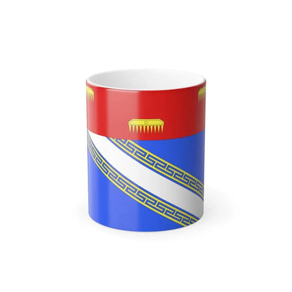 Flag of Ardennes France 2 - Color Changing Coffee Mug 11oz - Go Mug Yourself