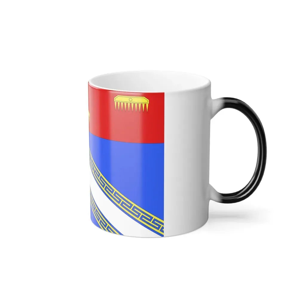 Flag of Ardennes France 2 - Color Changing Coffee Mug - Go Mug Yourself
