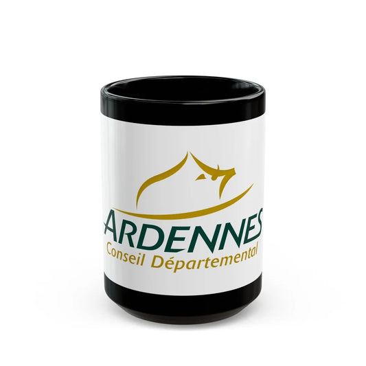 Flag of Ardennes France - Black Coffee Mug-15oz-Go Mug Yourself