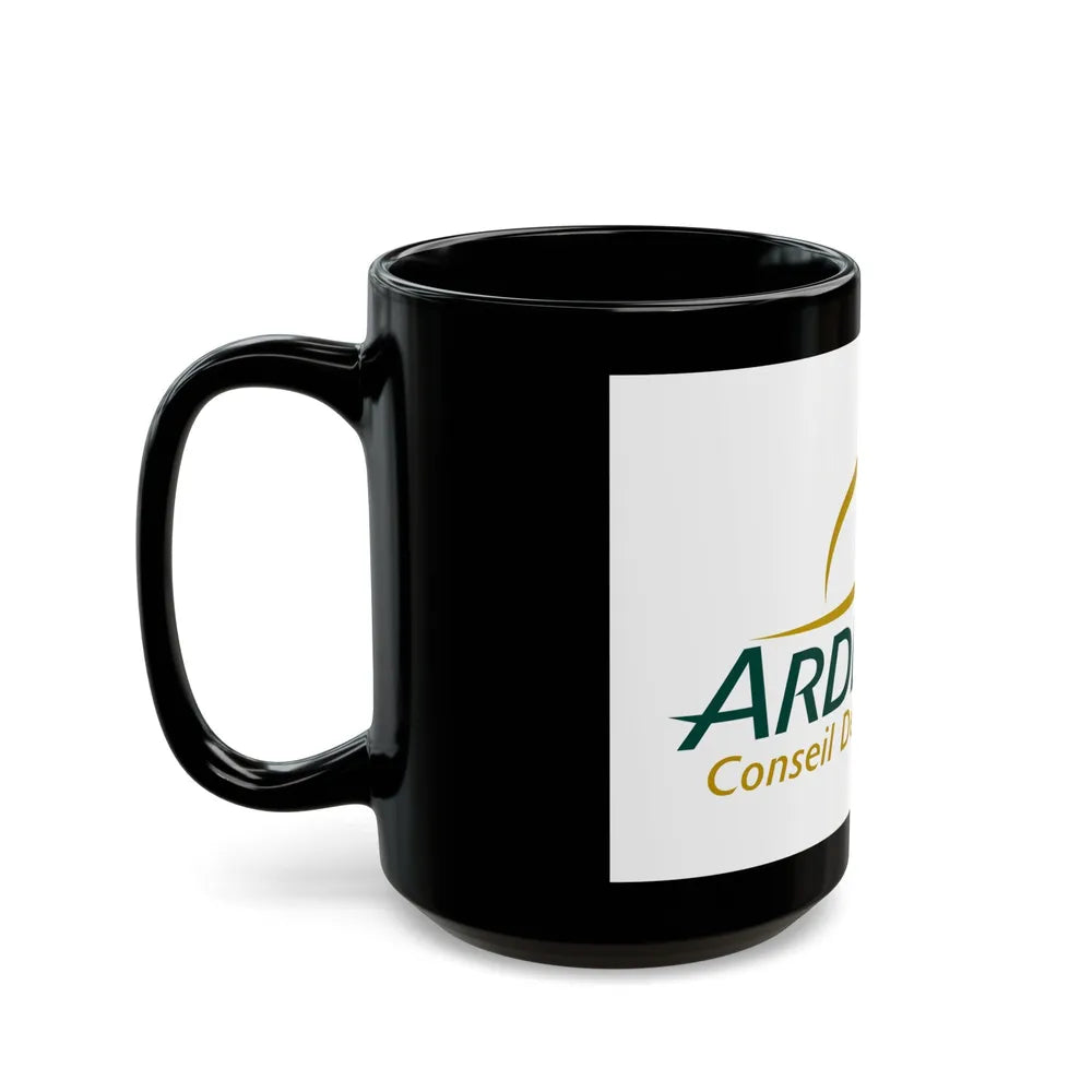 Flag of Ardennes France - Black Coffee Mug-Go Mug Yourself