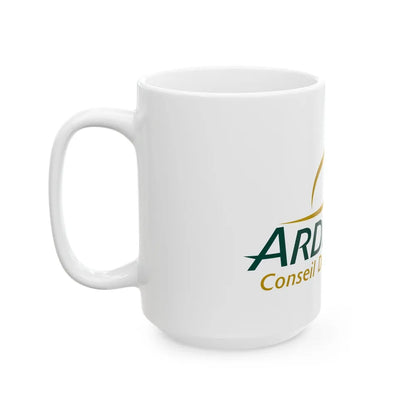 Flag of Ardennes France - White Coffee Mug-Go Mug Yourself