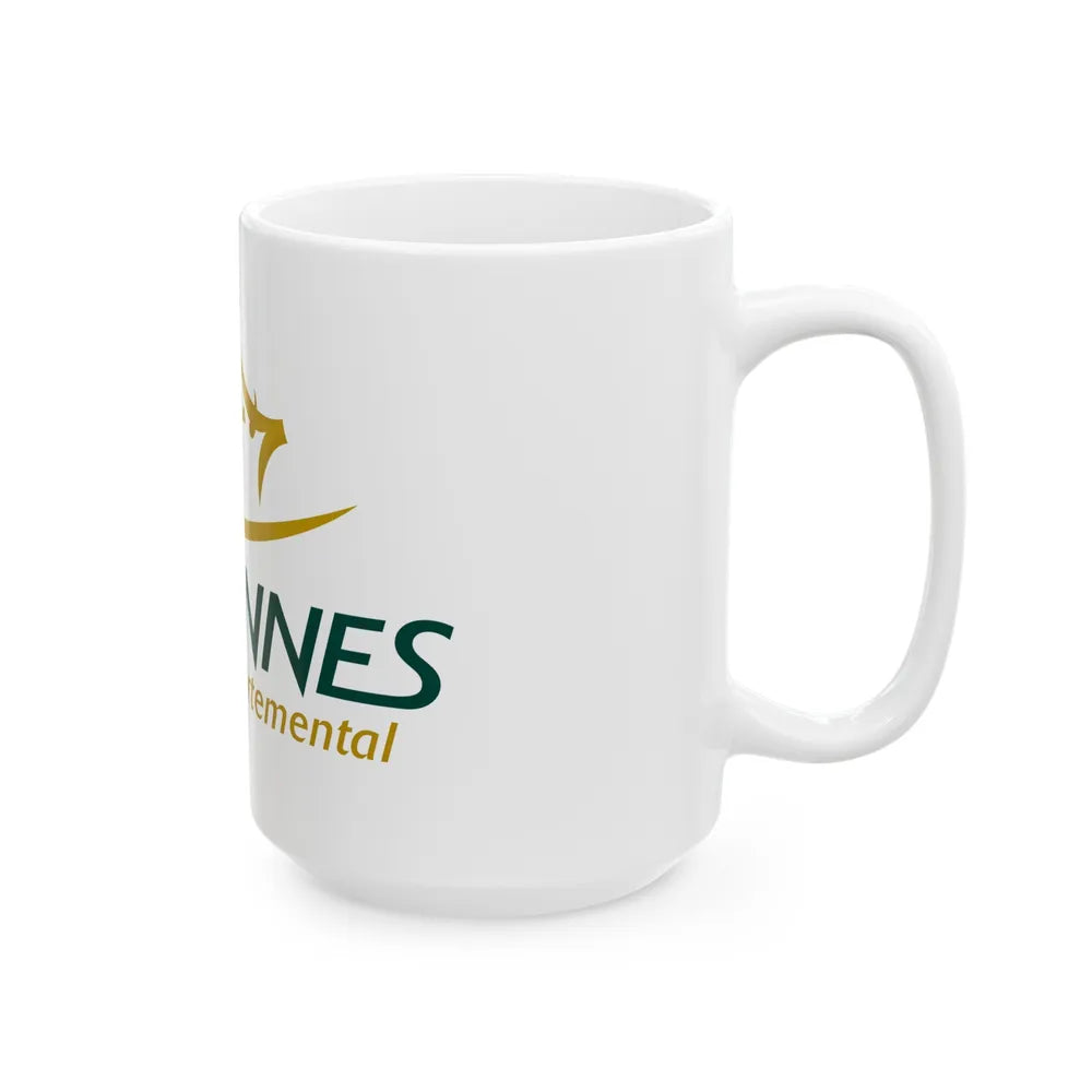 Flag of Ardennes France - White Coffee Mug-Go Mug Yourself