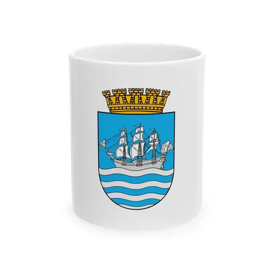 Flag of Arendal (Norway) White Coffee Mug 11oz - Go Mug Yourself